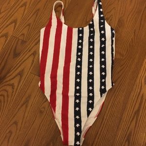 Hollister USA One Piece Swimsuit Size Small